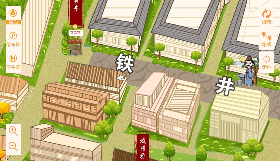 新郑智慧景区：手绘地图与语音导览的完美融合